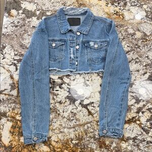 Refuge Distressed Denim Jacket